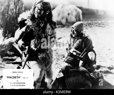 MACBETH [US 1948] [Unidentified] Data: 1948 Foto Stock