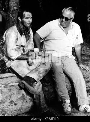 La media della macchina ci [1974] aka il cantiere più lunga [titolo originale] [L-R] Burt Reynolds, regista Robert ALDRICH data: 1974 Foto Stock