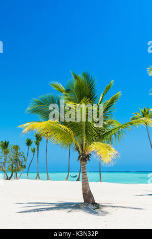 Spiaggia Juanillo (playa Juanillo), Punta Cana, Repubblica Dominicana. Foto Stock