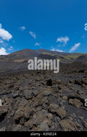 Etna e Catania,Sicilia,Italia Foto Stock