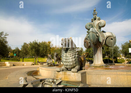 I Lions square, Gerusalemme Foto Stock