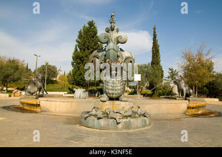 I Lions square, Gerusalemme Foto Stock