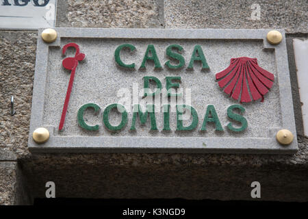 Casa de Comidas Ristorante, Santiago de Compostela, Galizia, Spagna Foto Stock