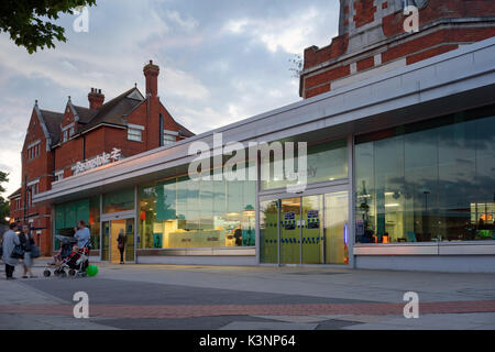 Stazione di basingstoke nel hampshire, Regno Unito Foto Stock