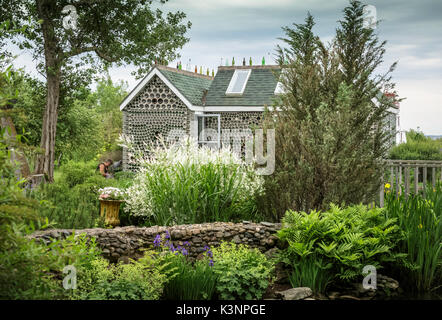 Bellissimi giardini in bottiglia case, una attrazione turistica in Prince Edward Island, Canada Foto Stock