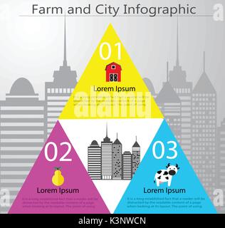 Eco Infografico vivente Illustrazione Vettoriale