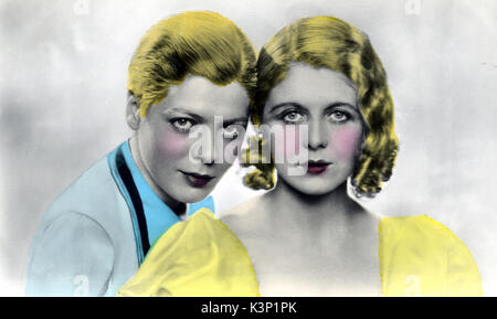 BILLI E RENEE HOUSTON BILLIE HOUSTON, RENEE HOUSTON British attori e animatori Foto Stock