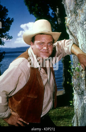 BONANZA [US serie TV 1959 - 1973] DAN BLOCKER data: 1973 Foto Stock