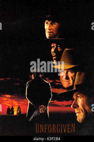 Perdonati [US 1992] Clint Eastwood, Richard Harris, Morgan Freeman, Gene Hackman data: 1992 Foto Stock