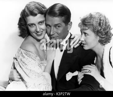 Un ora con voi [US 1932] [L-R] JEANETTE MACDONALD, Maurice Chevalier, GENEVIEVE TOBIN data: 1932 Foto Stock