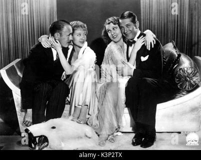 Un ora con voi [US 1932] [L-R] CHARLES RUGGLES, GENEVIEVE TOBIN, JEANETTE MACDONALD, Maurice Chevalier data: 1932 Foto Stock