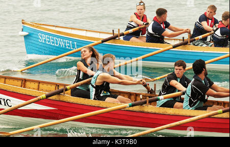 Newquay, Cornwall, Regno Unito. 03Sep, 2017. Heritage Gig canottaggio onorevoli campionati, Newquay, Cornwall, Regno Unito. Credito: Robert Taylor/Alamy Live News Foto Stock