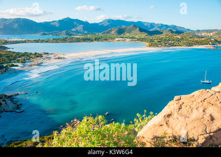 Porto Giunco, Villasimius, provincia di Cagliari, Sardegna, Italia, Europa. Foto Stock