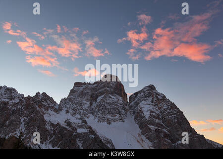 Il Monte Pelmo, Dolomiti, Belluno, Italia. Foto Stock