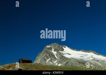 Rifugio Regondi mont Gelè, Aosta, Valle d'Aosta, Italia Foto Stock