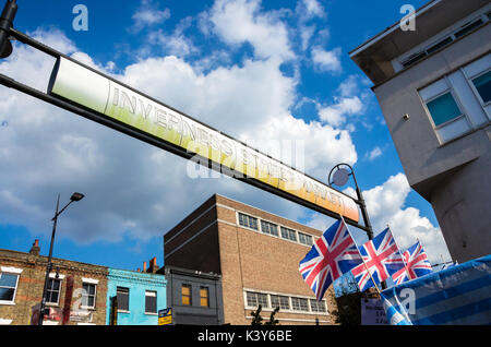 Inverness strada del mercato di Camden Town, Londra. Foto Stock