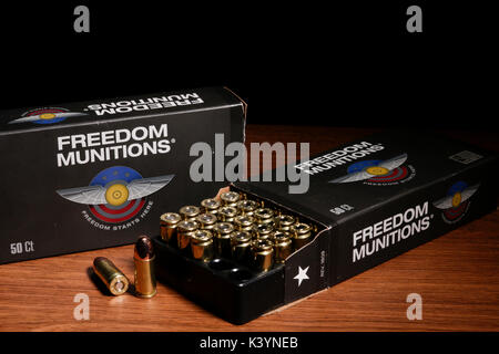 Libertà di munizioni 9mm Ammo Foto Stock