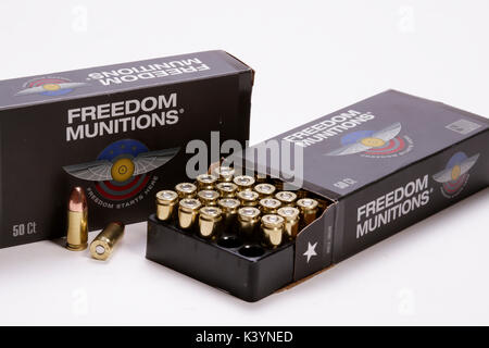 Libertà di munizioni 9mm Ammo Foto Stock