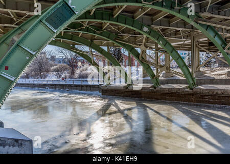 Scene invernali Ottawa Foto Stock