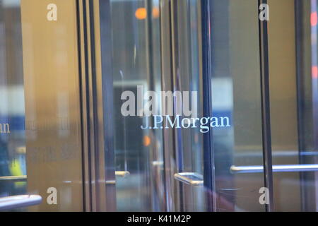 Jp morgan sede in new york Foto Stock