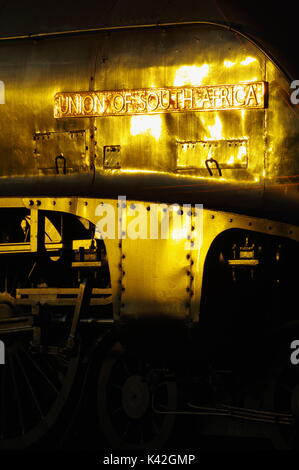 60009, Unione del Sudafrica presso il centro ferroviario di Didcot, Foto Stock