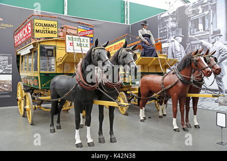 Andrews Star Omnibus società di autobus di cavallo, London Bus Museum, Weybridge, Surrey, Inghilterra, Gran Bretagna, Regno Unito, Gran Bretagna, Europa Foto Stock