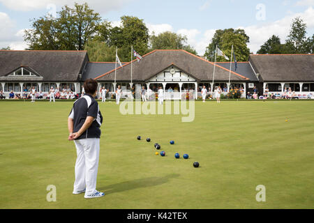 Le coppe nazionali finali, Victoria Park, Leamington Spa, Inghilterra Foto Stock