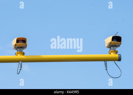 Foto: Camer a velocità media, Old Dalkeith Road Foto Stock