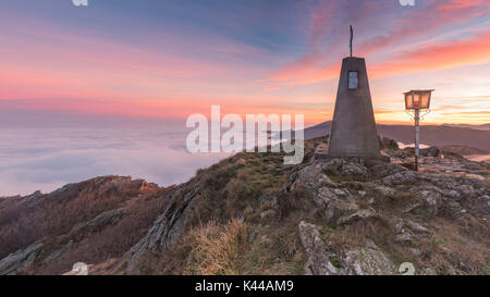 Faiallo pass, Provincia di Genova, liguria, Italy, monti liguri,UNESCO Global geoparks;UNESCO Global geoparks Beigua Foto Stock