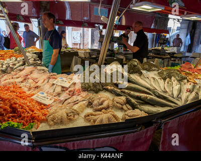 Mercato del Pesce, Venezia, Italia Foto Stock