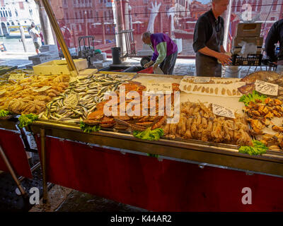 Mercato del Pesce, Venezia, Italia Foto Stock