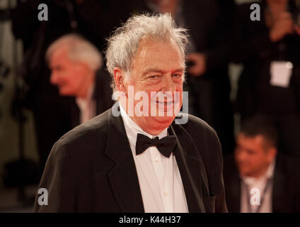Stephen Frears alla premiere del film Victoria & Abdul alla 74a Mostra del Cinema di Venezia, Sala Grande domenica 3 settembre 2017, Venezia Lido, Italia. Foto Stock
