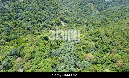 Incredibile giro in funivia sul pica isabel del torres in Puerto plata Foto Stock