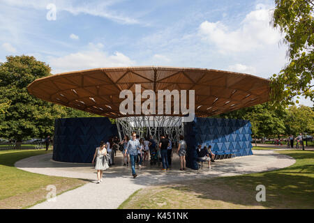 Serpentine Pavilion 2017, Kensington Gardens, Londra Foto Stock