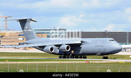 Il USAF US Air Force aeromobile Foto Stock