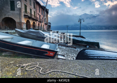 L'Italia, Lombardia, distretto di Como. Lago di Como,Rezzonico,san siro, Foto Stock