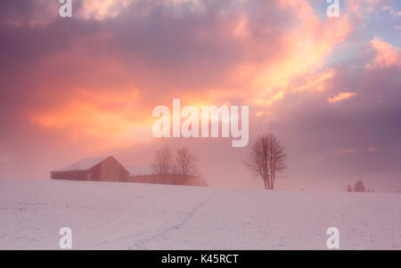 Agriturismo Asiago, provincia di Vicenza, Veneto, Italia Foto Stock