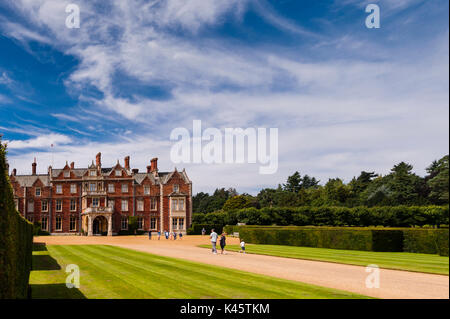 Sandringham House a Sandringham Estate in Norfolk , Inghilterra , Inghilterra , Regno Unito Foto Stock