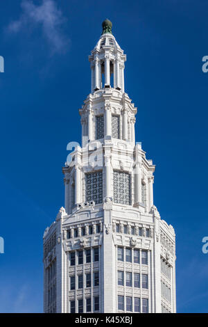 Stati Uniti d'America, New York New York occidentale, Buffalo, elettrico edificio a torre Foto Stock