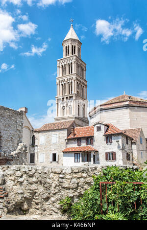 Cattedrale di San Domnio fino a Split, Croazia. Architettura religiosa. Destinazione di viaggio. Foto Stock