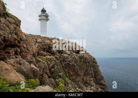 Faro di Cap Barbaria, Formentera Foto Stock