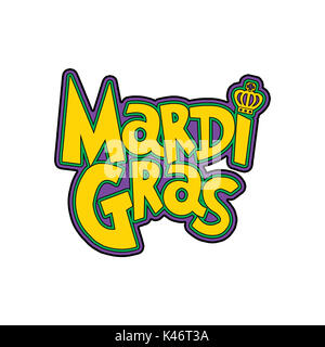 Mardi Gras Maquerade Word Art Collection Foto Stock