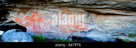 Aboriginal Art Gallery Mt Moffatt Parco Nazionale Foto Stock