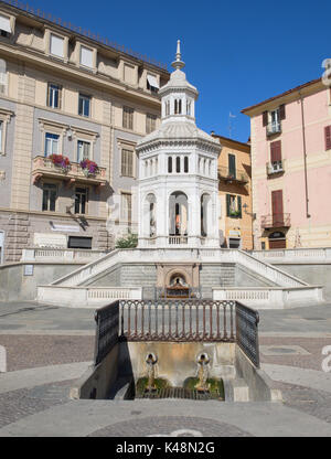 Calda naturale di zolfo termica della primavera la bollente' Acqui terme Foto Stock