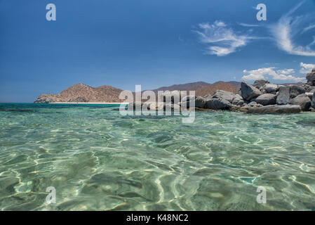 El saltito beach, la paz Baja California sur. Messico Foto Stock