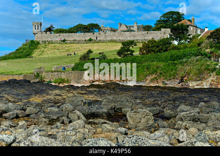 Crail casa nello storico Villaggio di Pescatori Crail, East Neuk di Fife, Scozia, Gran Bretagna Foto Stock