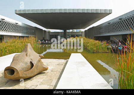 Il museo antropologico, Città del Messico, Stato Federale del Messico, Messico Foto Stock