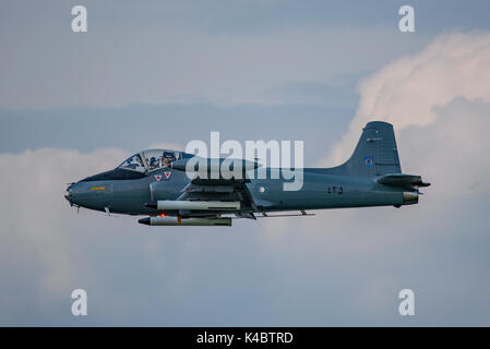 Bac 167 strikemaster MK82una visualizzazione a dunsfold ali & ruote 2017. Foto Stock
