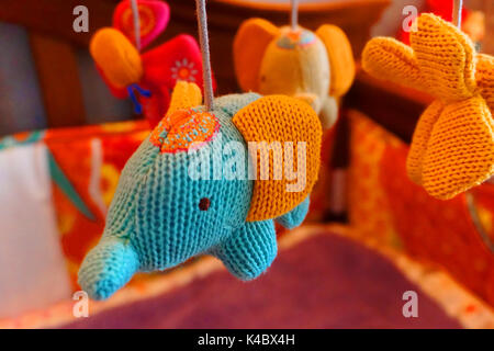 Elephant Baby Mobile Foto Stock