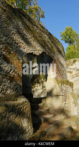Castello di rotenhan rovina in bassa Franconia Foto Stock